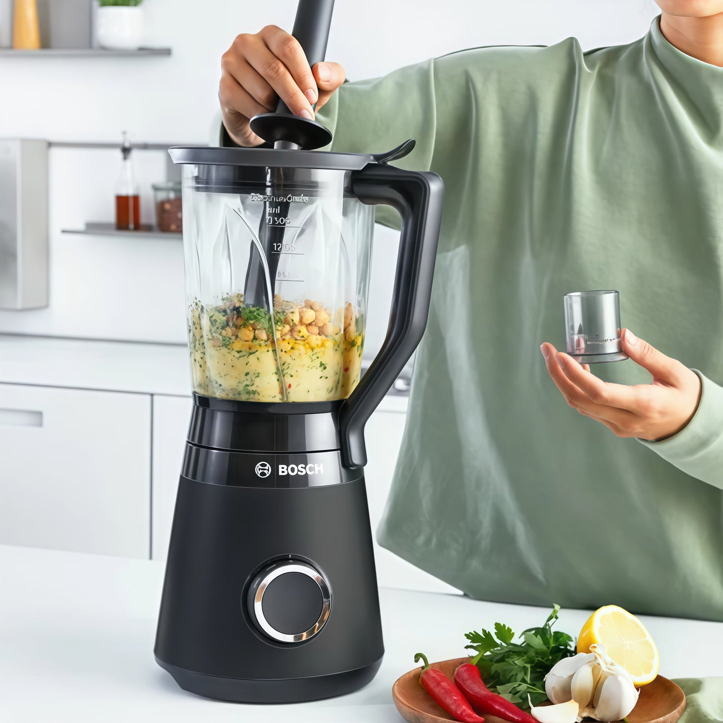 BOSCH – Blender Vitapower Serie 4 1200 W Noir – MMB6176B