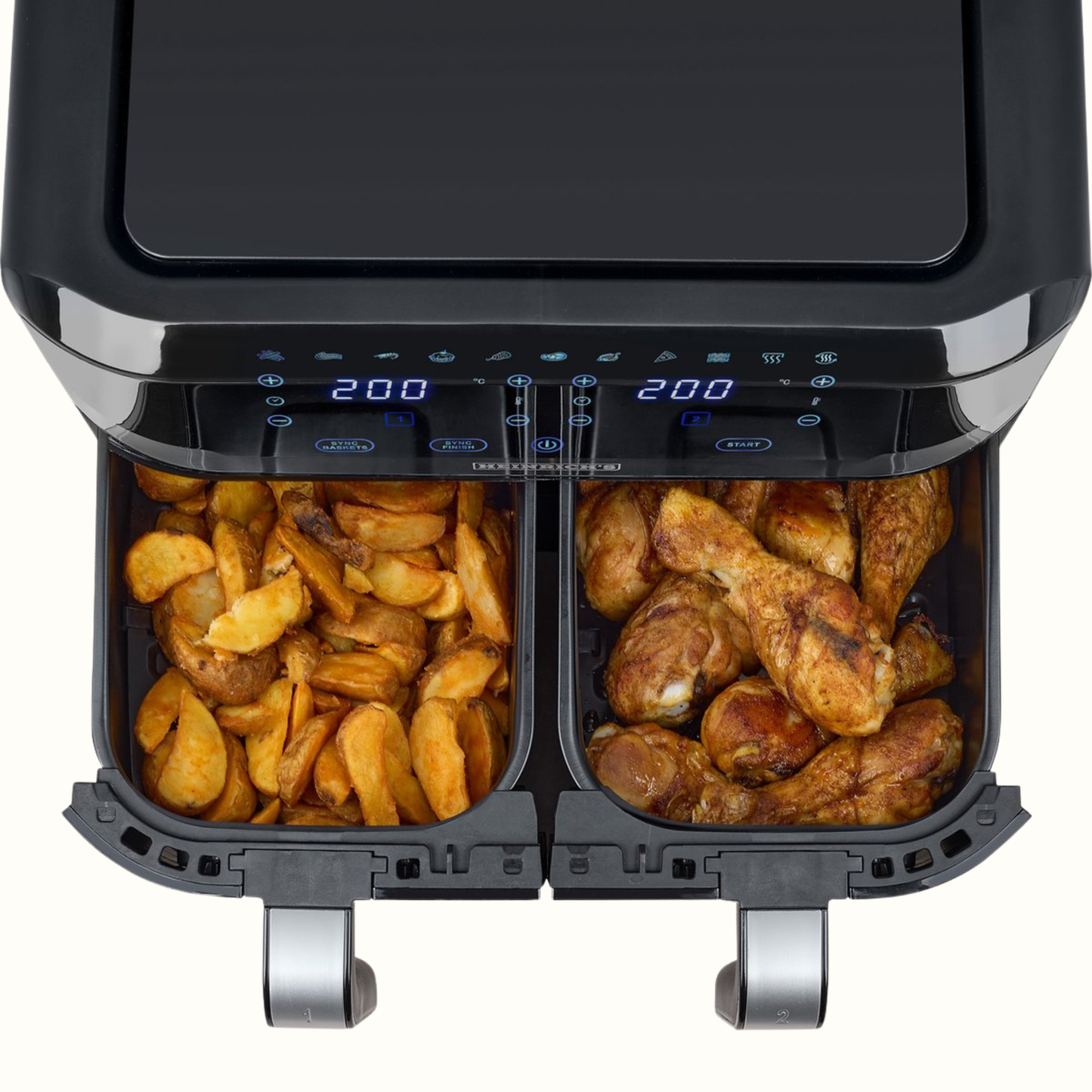 Heinrich’s – Friteuse à air double HFR 8214