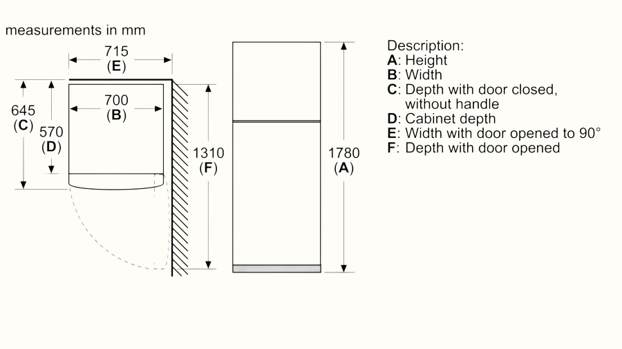 Bosch – Réfrigérateur 242 L A++ – GSN36VL30U