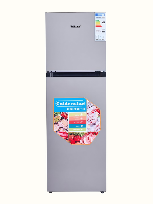 Golden Star – Réfrigérateur 380 L Argent – DP380-2638
